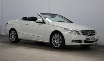 MERCEDES E350 CDI ELEGANCE CABRIOLET AUT. BE – Flexleasing full